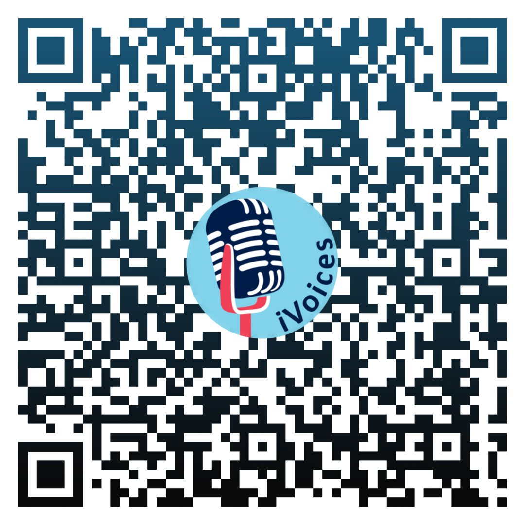 QR code to access iVoices Public Collections